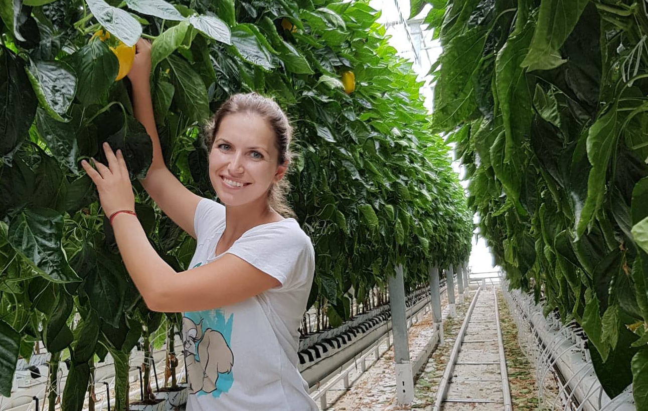 Agronomist Georgiana Stanciu